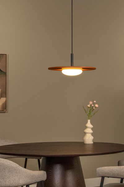 Lucide CARMINO - Pendant light - Ø 38,7 cm - LED - 1x8W 3000K - Terracotta